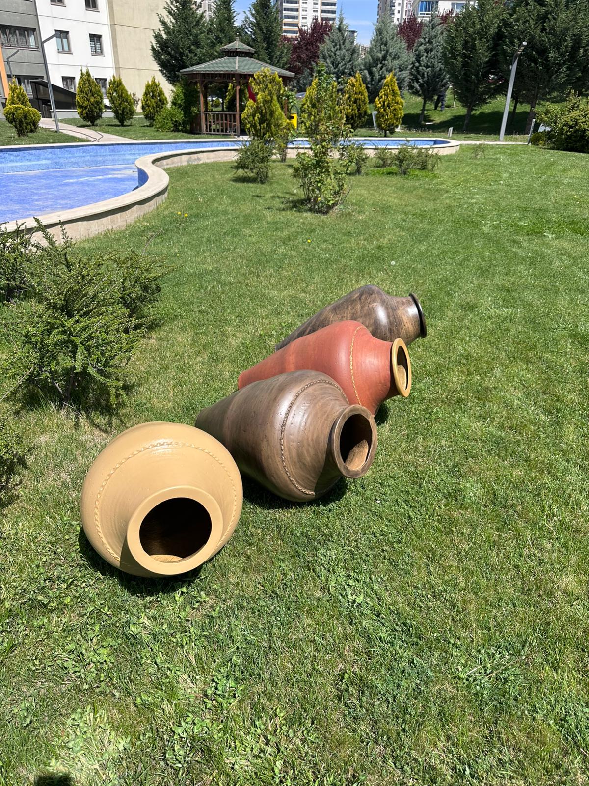 Dekoratif Kompozit Saksı ve Vazo Ürünleri - Dekoratif Kompozit Saksı ve Vazo Ürünleri Peyzaj, belediye alanları, otel bahçeleri, sosyal tes…